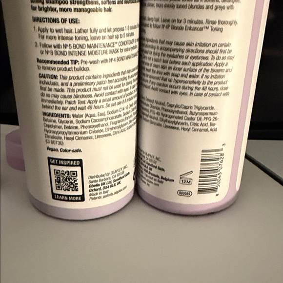 OLAPLEX No.4P and No.5P Blonde Enhancer Duo - Picture 4 of 4